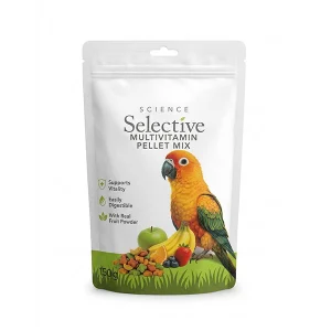 مکمل مولتی‌ویتامین پرنده Science Selective مدل Pellet Mix