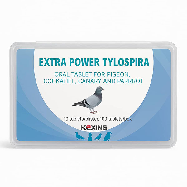 EXTRA POWER TYLOSPIRA – قرص ضد عفونت مخصوص پرندگان ( یک ورق)