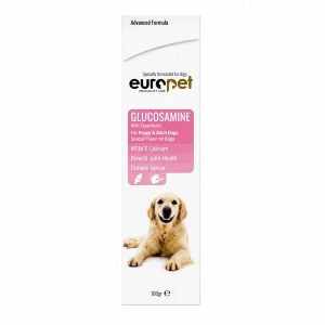 خمیر گلوکوزامین سگ EuroPet Glucosamine Paste وزن 100 گرم