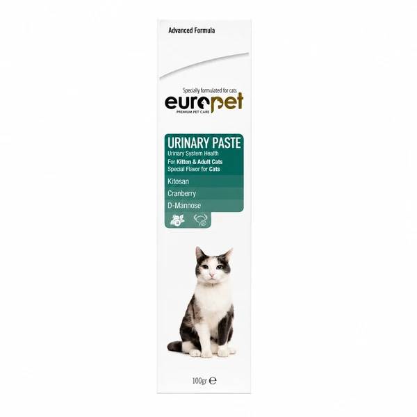 خمیر مجاری ادراری گربه EuroPet Urinary Paste وزن 100 گرم