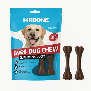 استخوان دندانی سگ MRBONE مدل کلاسیک – جویدنی خوش‌خوراک و ضد جرم