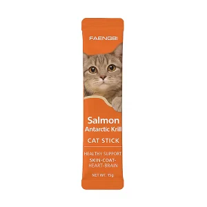 بستنی گربه فنبی با طعم سالمون و کریل قطبی | Faengbi Salmon & Krill Cat Stick