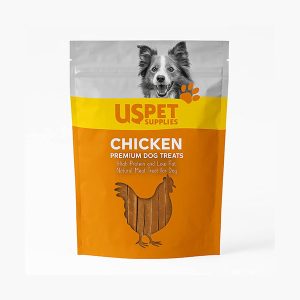 تشویقی سگ با گوشت مرغ US Pet – مدل Chicken Premium Dog Treats