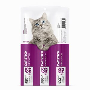 تشویقی مدادی گربه US PET طعم گوشت گوزن ۳ عددی | US PET Cat Stick Deer Flavor