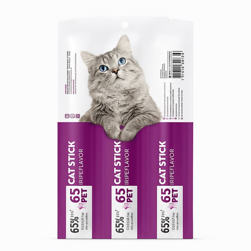 تشویقی مدادی گربه US PET طعم گوشت گوزن ۳ عددی | US PET Cat Stick Deer Flavor