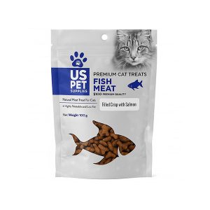 تشویقی گربه US Pet مدل Fish Meat با طعم سالمون
