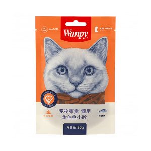 تشویقی گربه Wanpy با طعم ماهی تون – ۳۰ گرم