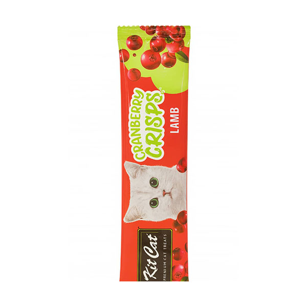 تشویقی گربه کیت کت کرنبری کریسپس با طعم بره – Kit Cat Cranberry Crisps Lamb