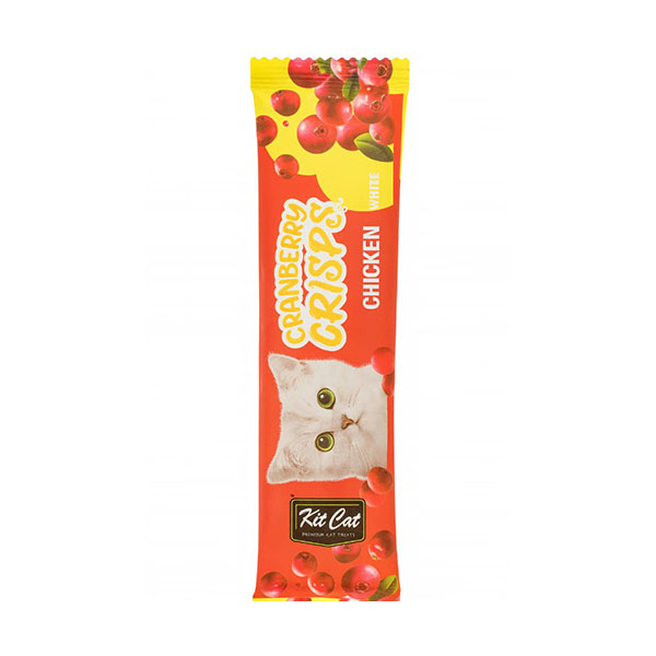 تشویقی گربه کیت کت کرنبری کریسپس با طعم مرغ – Kit Cat Cranberry Crisps Chicken