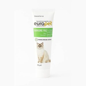 خمیر تقویتی و تقویت سیستم ایمنی گربه EuroPet IMMUNE PASTE – 100 گرم