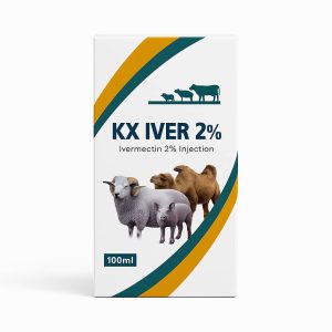 داروی تزریقی KX IVER 2% – ایورمکتین ۲٪ ضد انگل دام و شتر