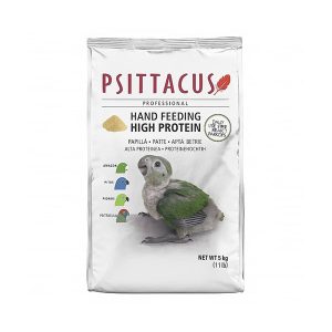 سرلاک کمکی جوجه طوطی Psittacus مدل High Protein – مخصوص گونه‌های متوسط و بزرگ – بسته ۵ کیلوگرمی