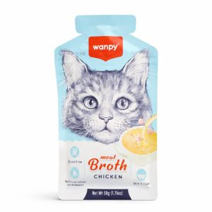 سوپ گوشت گربه ونپی Wanpy Meat Broth Chicken وزن ۵۰ گرم
