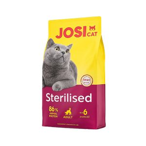 غذای خشک گربه عقیم شده جوسی (Josi Cat Sterilised Adult) بسته نیم کیلویی