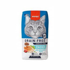 غذای خشک گربه ونپی بدون غلات طعم مرغ Wanpy Grain Free Chicken ( 500 گرمی)