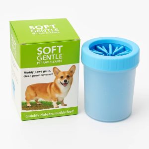 لیوان شستشوی پنجه سگ Soft Gentle با برس سیلیکونی