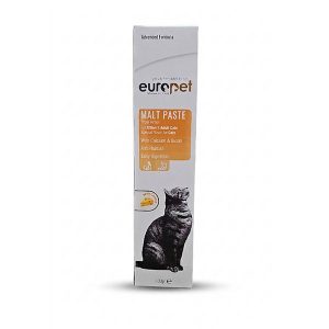 مالت گربه برند یوروپت (Europet Malt Paste) با طعم پنیر (With Cheese)