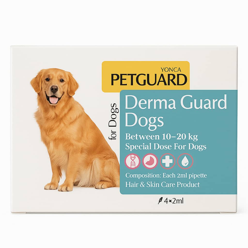محلول درما گارد سگ PetGuard | Derma Guard Dogs بین ۱۰ تا ۲۰ کیلوگرم