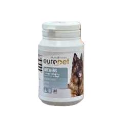مکمل تقویت پوست و مو سگ Europet Brewers Yeast – 150 عددی