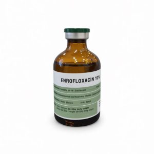 ویال تزریقی انروفلوکساسین ۱۰٪ (Enrofloxacin) حجم 50 میلی‌لیتر
