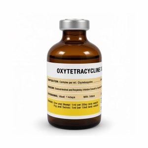 ویال تزریقی اکسی‌تتراسایکلین ۳۰۰ میلی‌گرمی (OXYTETRACYCLINE) حجم 5۰ میلی‌لیتر