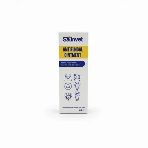 پماد ضد قارچ حیوانات Satinvet  حاوی سالیسیلیک اسید و بوریک اسید 40 گرم