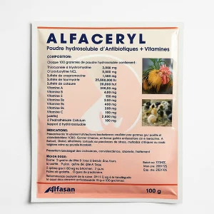 پودر آلفاسریل ALFACERYL محلول در آب | ترکیب آنتی‌بیوتیک و ویتامین مخصوص طیور