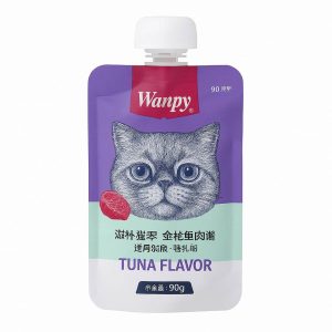 پودینگ گربه ونپی Wanpy با طعم ماهی تن – 90 گرمی