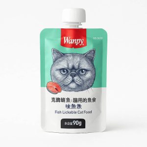پودینگ گربه ونپی Wanpy با طعم ماهی – 90 گرمی