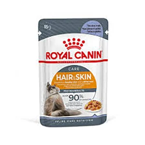 پوچ گربه رویال کنین مدل Hair & Skin وزن ۸۵ گرم