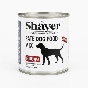 کنسرو شایر غذای پته سگ ترکیبی 800 گرمی | Shayer Dog Food Mix